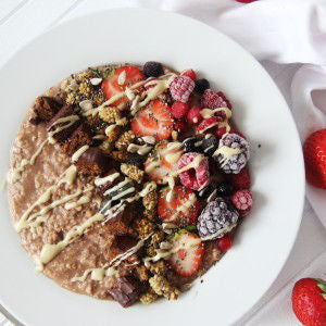 Reis-Hafer-Porridge