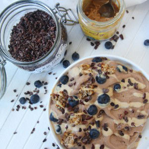 Protein Snickers Eis