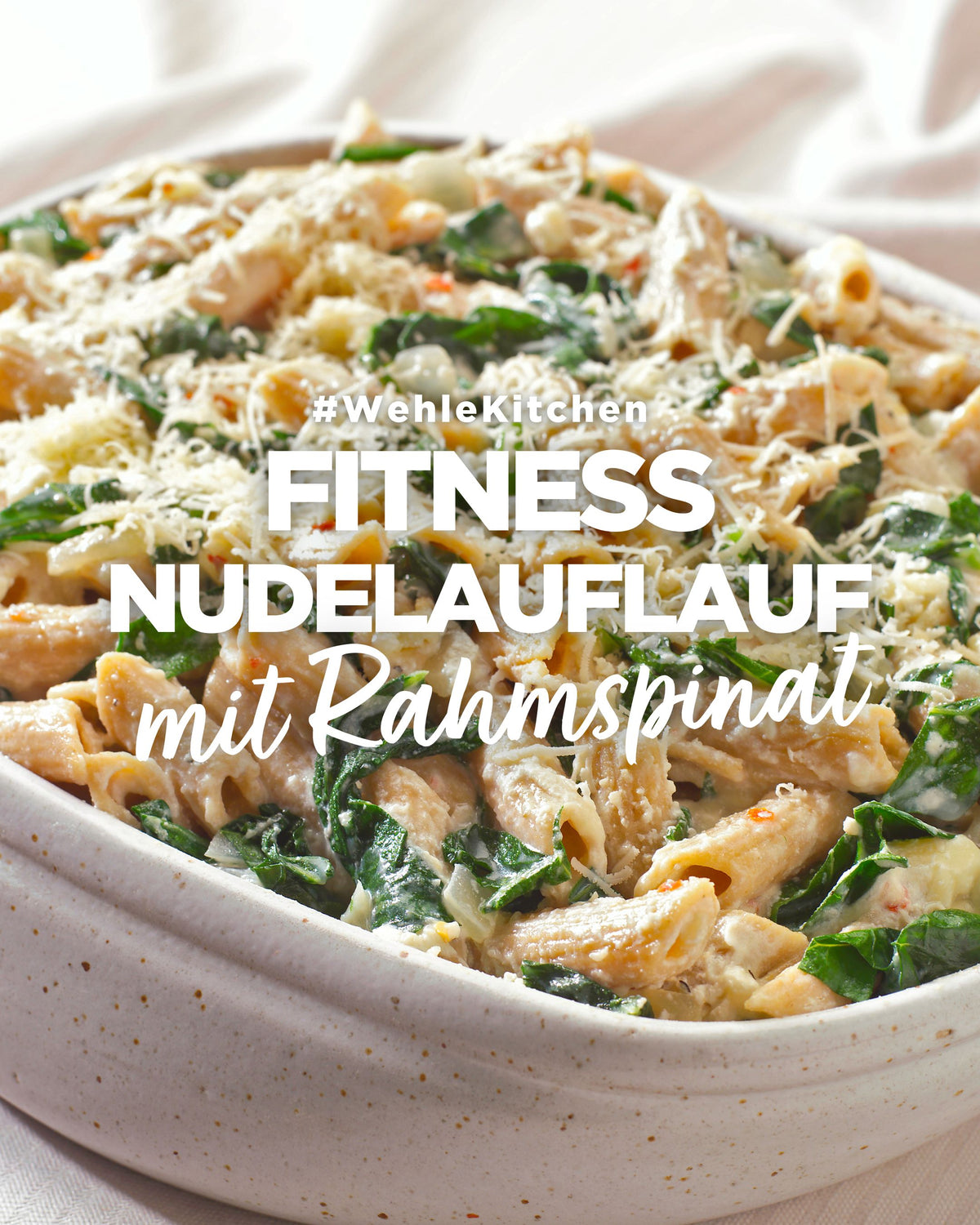 Fitness-Nudelauflauf mit Rahmspinat und Kollagen: Ein Proteinreiches Genussrezept