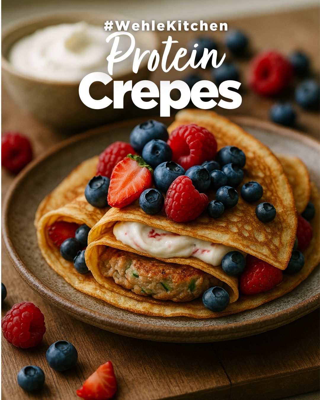 Protein-Crêpes – süß, fit und voller Eiweiß