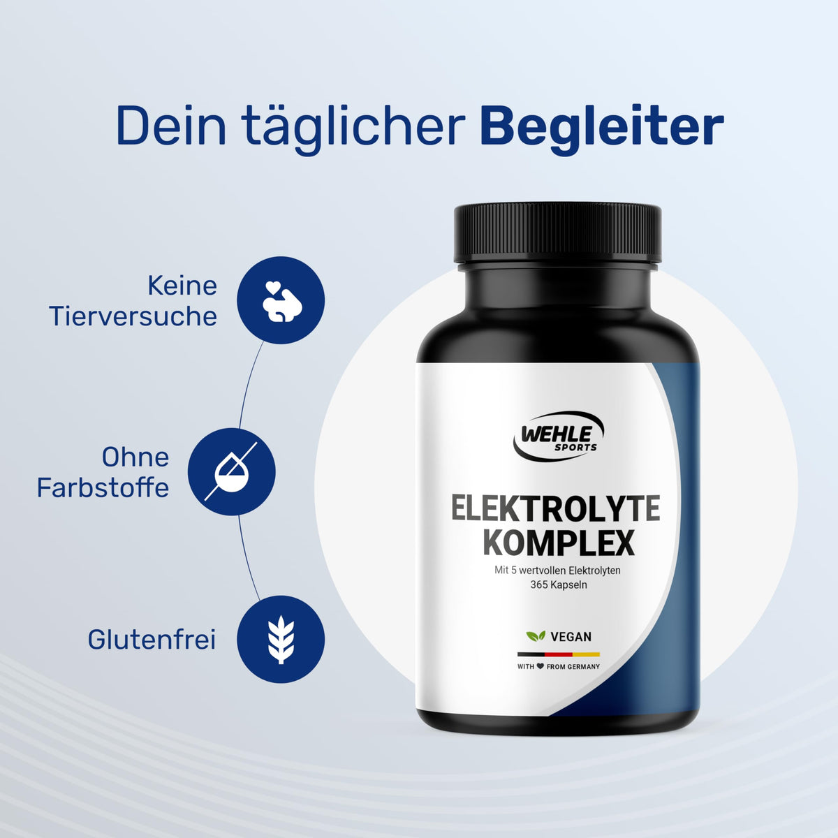 Elektrolyte Komplex - 365 Kapseln - mit Chlorid, Kalium, Calcium, Magnesium & Na Bild 2