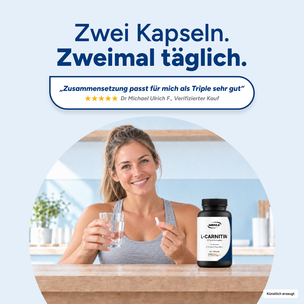 L-Carnitin Kapseln Hochdosiert - 180 Kapseln