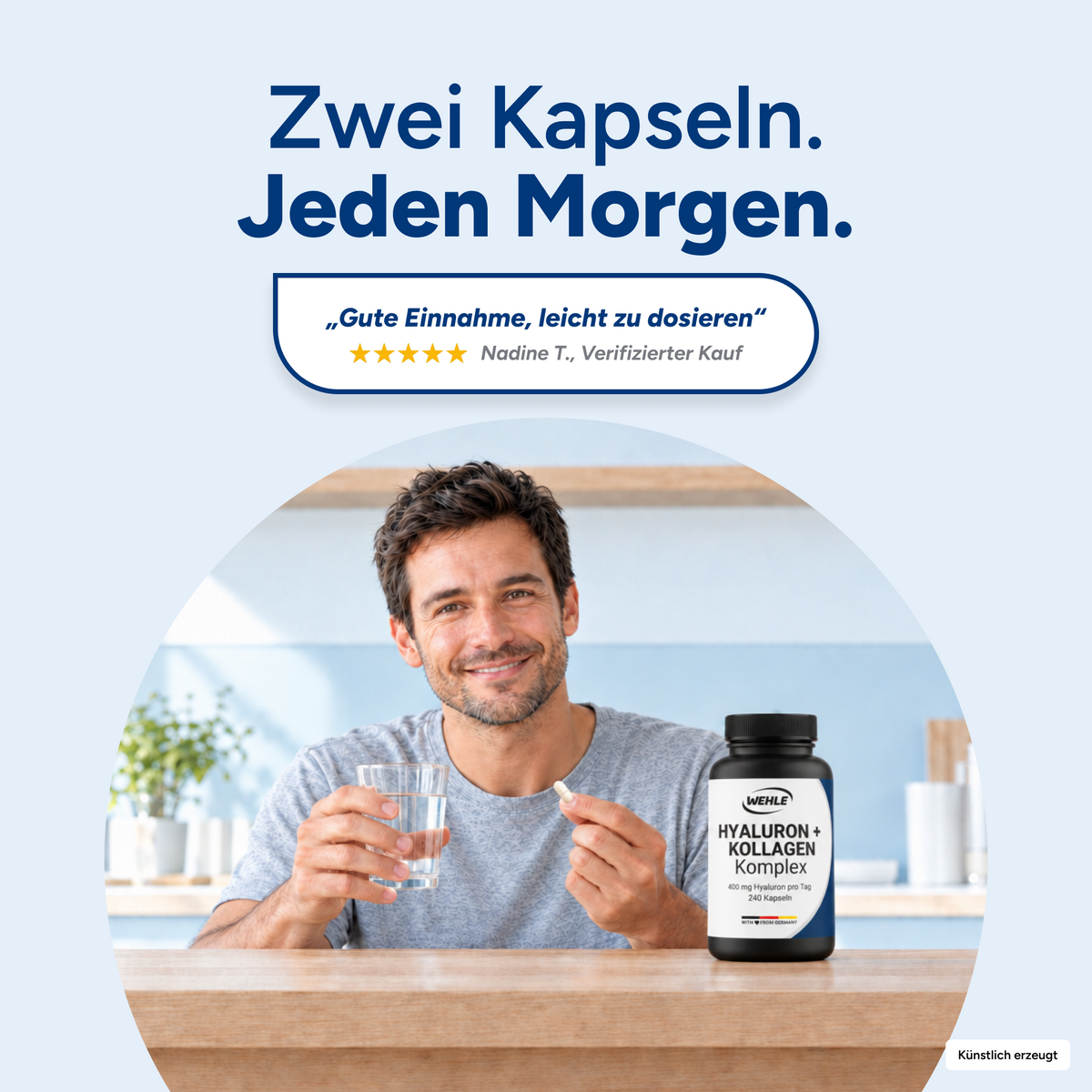 Kollagen Hyaluron Komplex – 240 Kapseln