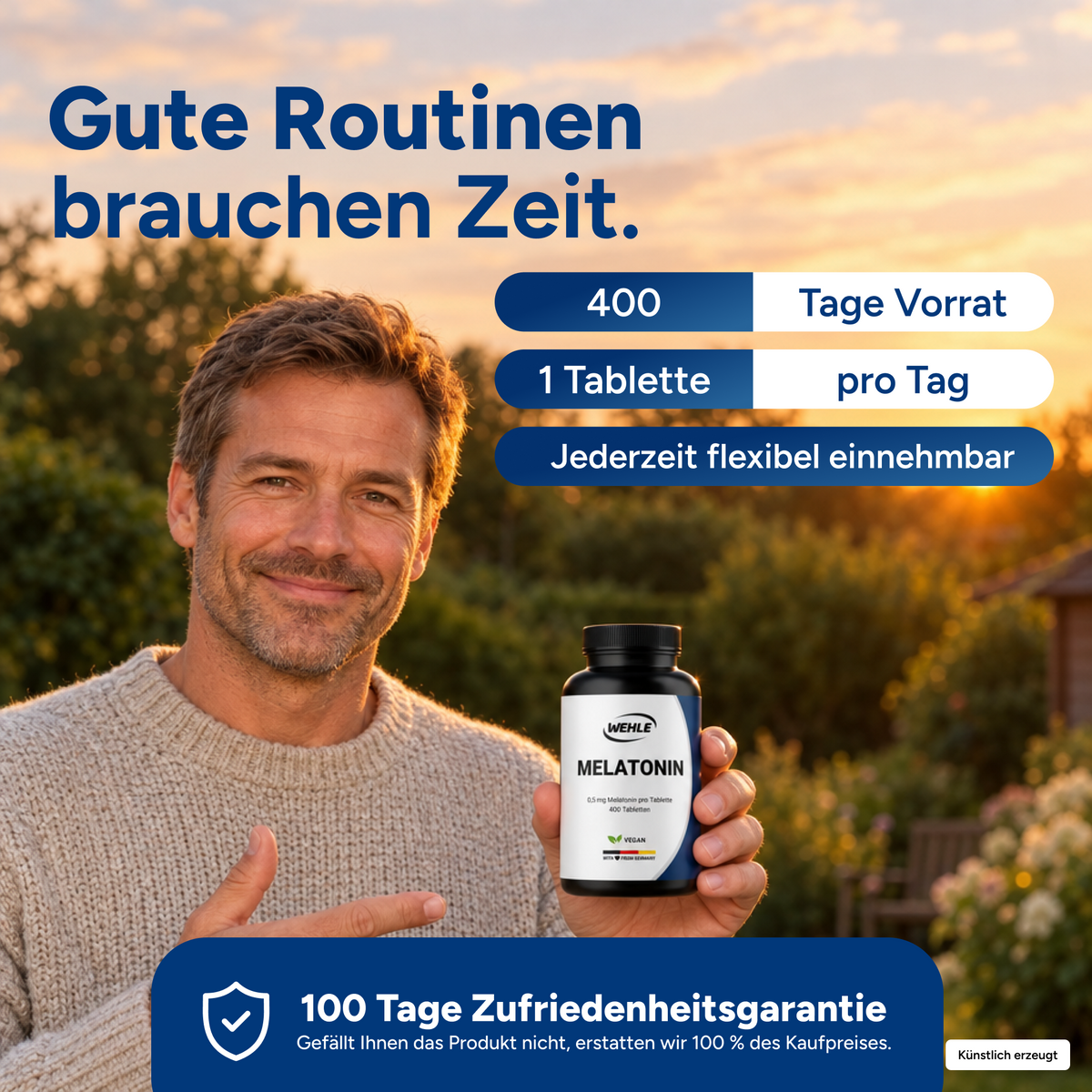 Melatonin Tabletten - 400 Stück
