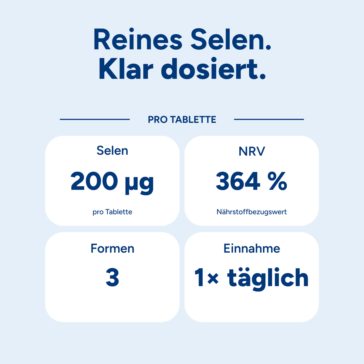 Selen Komplex Tabletten - 400 Stück