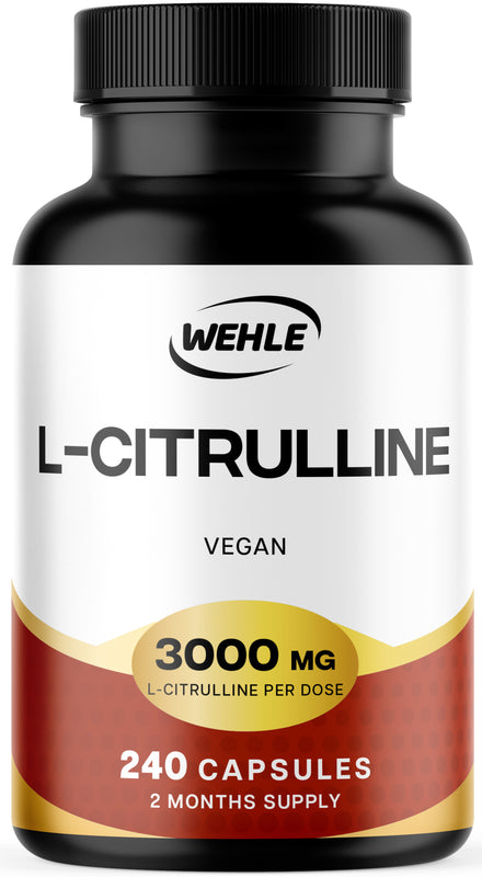 L Citrulline Capsules 3000mg, 240 Vegan Capsules, 2 Month Supply - Alternative to L-Citrulline Powder | No Measuring or Mixing