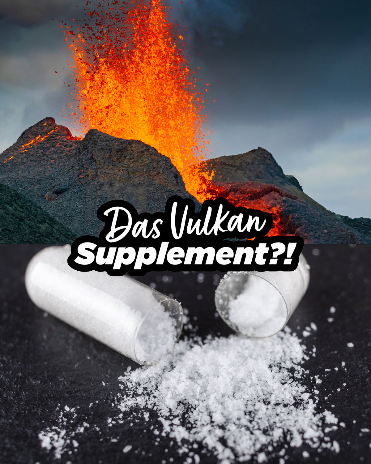 😳 Schwefel soll gesund sein?! Vom Vulkanausbruch zum Nahrungsergänzungsmittel: MSM unter der Lupe