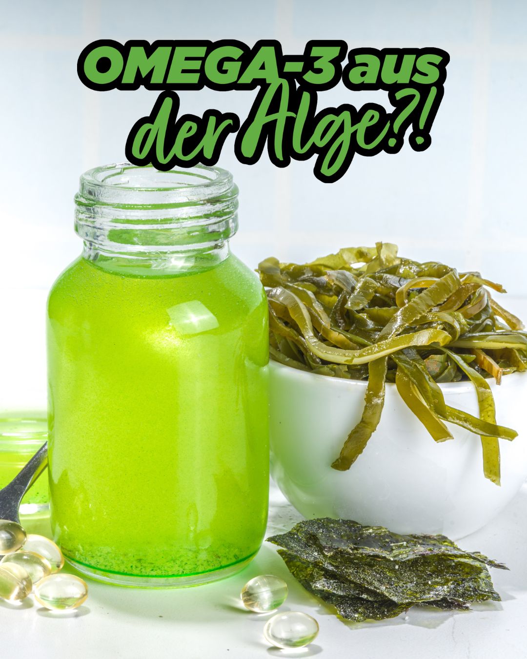 🌱 Veganes Omega 3?! – Algenöl als revolutionäre Omega-3-Quelle