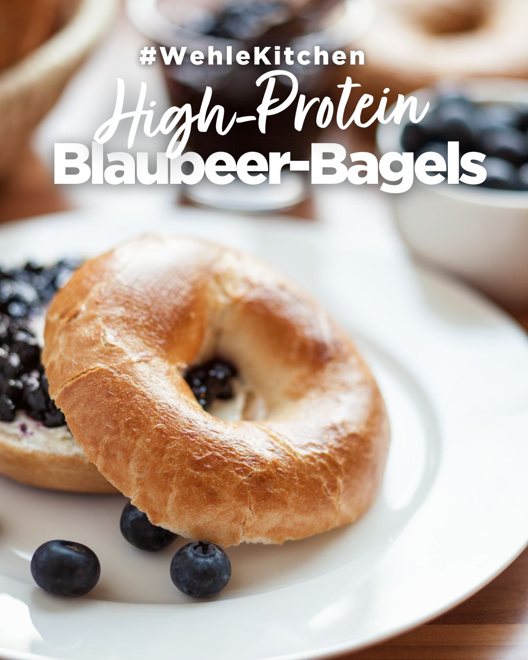 High-Protein Blaubeer-Bagels – Der perfekte Fitness-Snack! 🥯💪