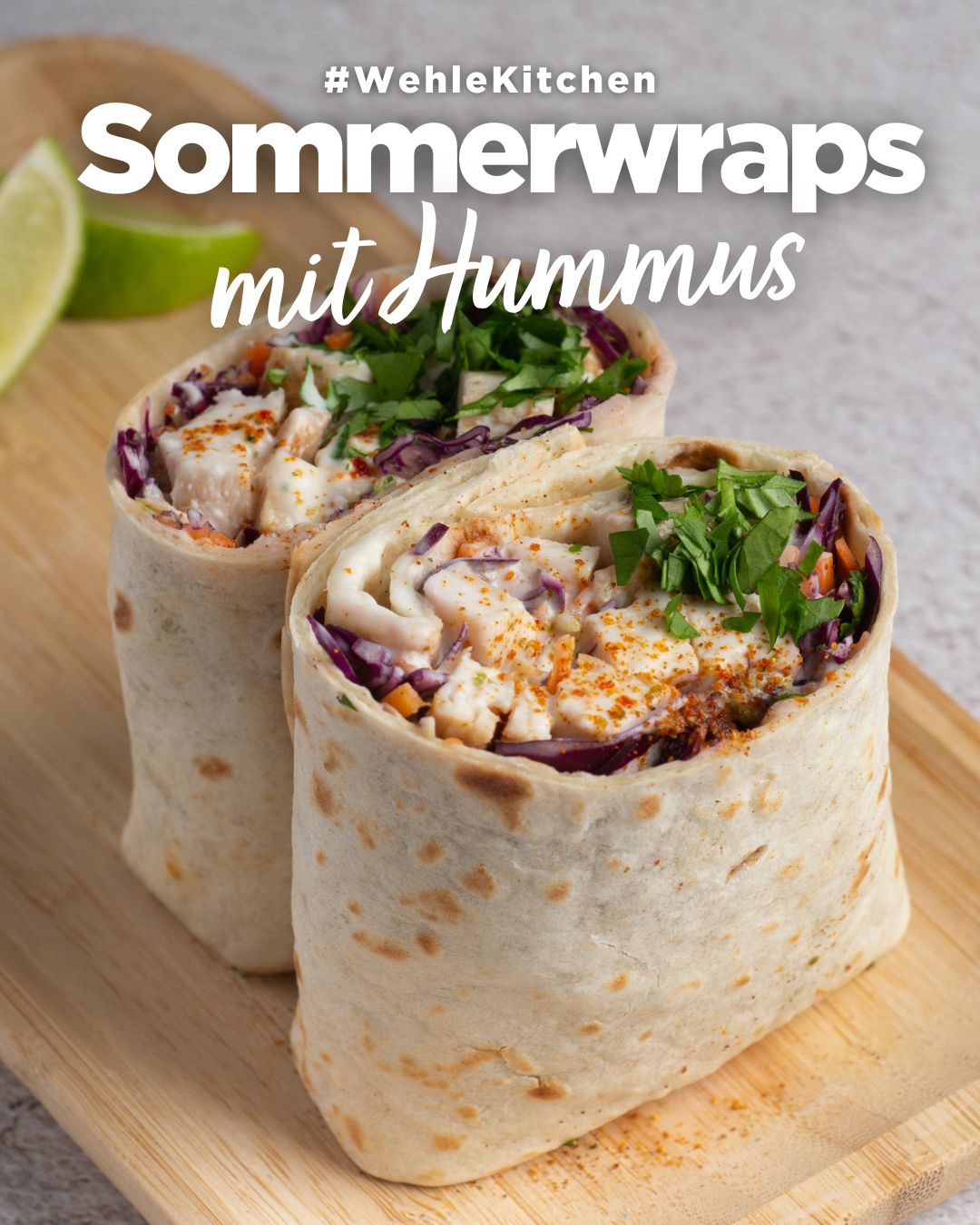 Sommerwraps mit Hummus: Der perfekte Fitness-Snack für dein Training