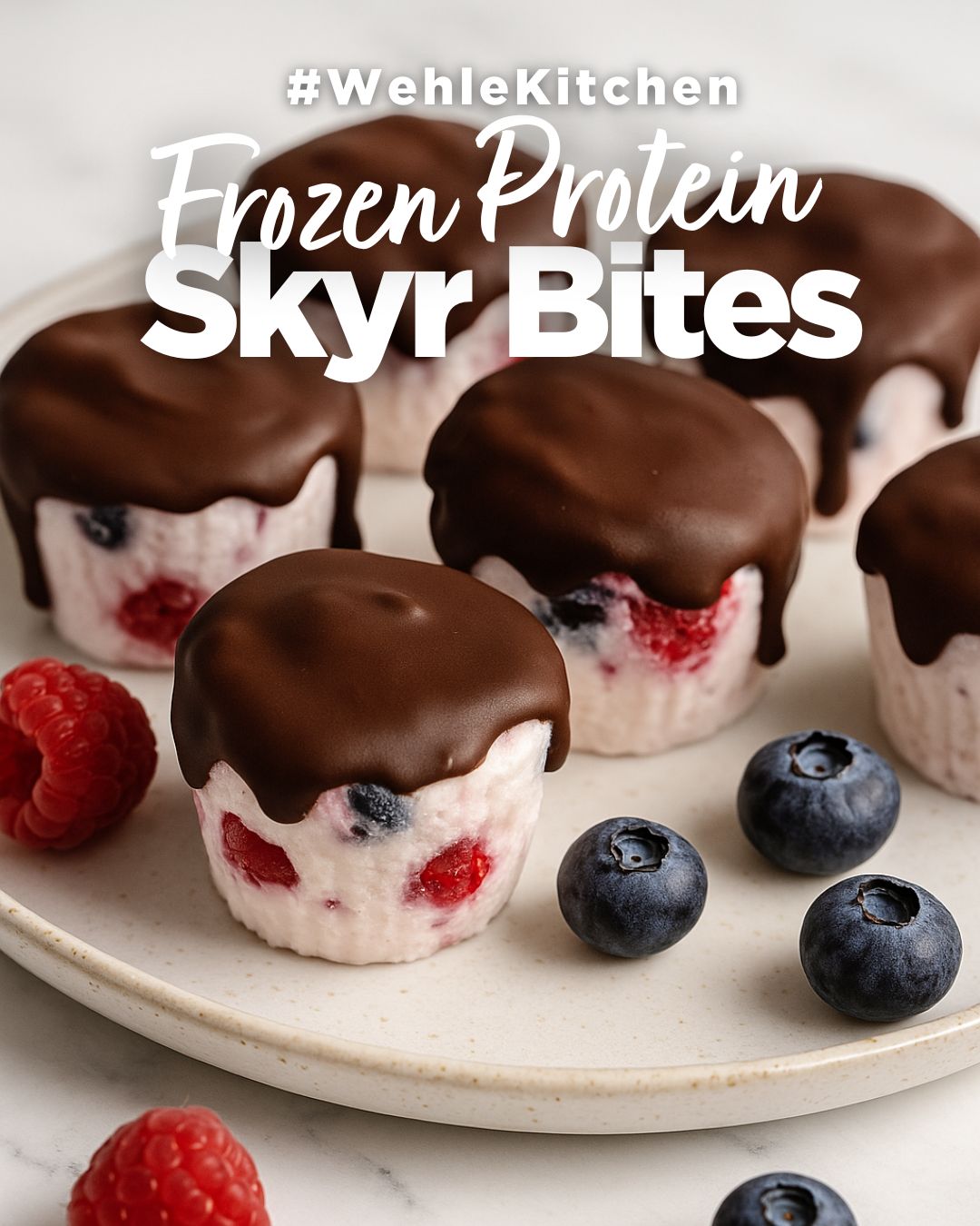 Frozen Protein Skyr Bites – der gesunde Eis-Snack mit Extra-Protein
