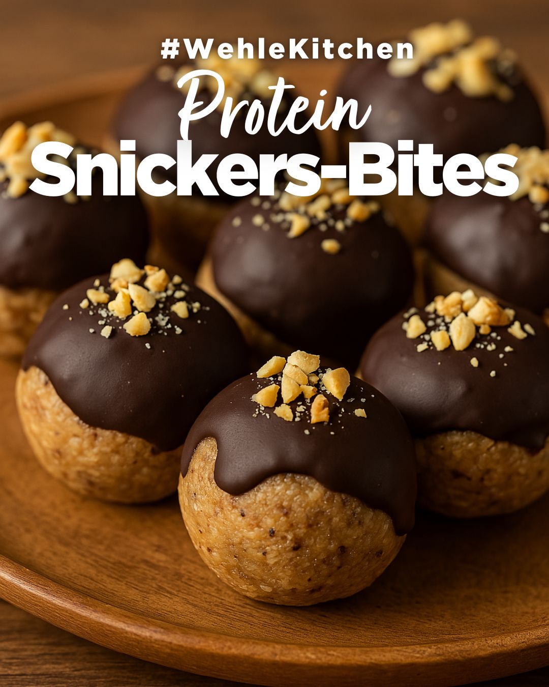 🍫 Protein-Snickers-Bites – gesunder Süßhunger-Killer ohne Backen