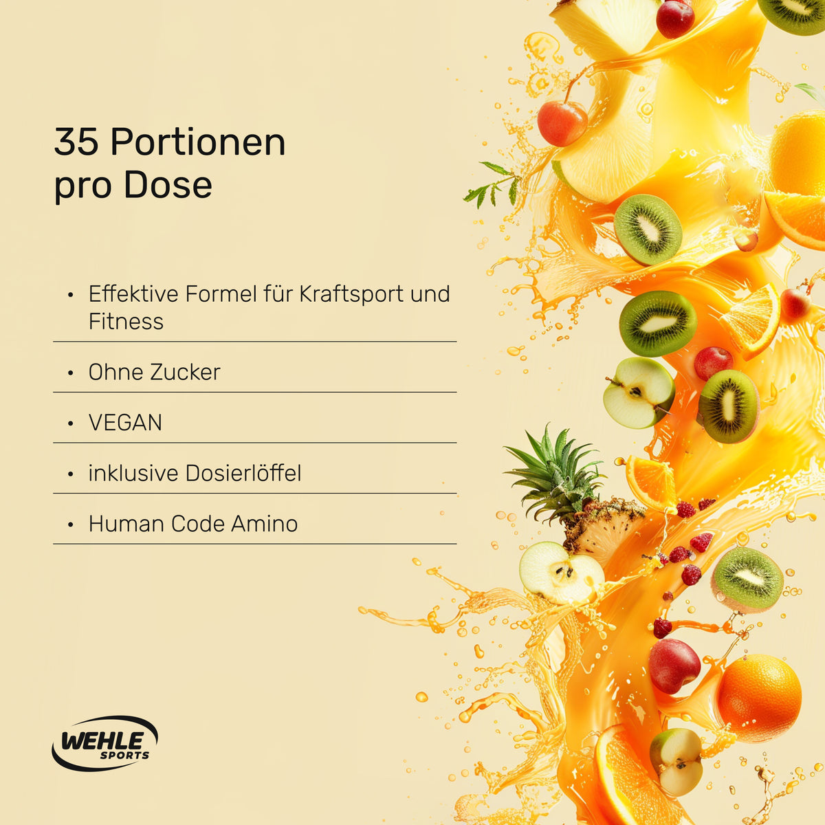Wehle Multi Amino EAA Aminosäuren Pulver (MHD 12/2026)