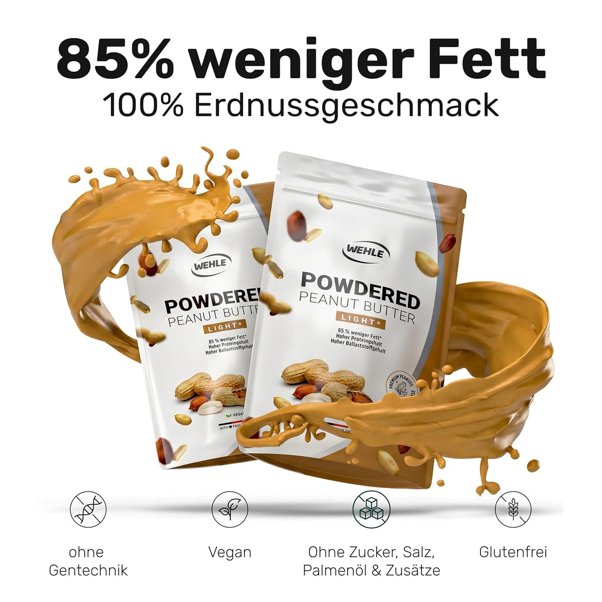 Erdnussbutter Pulver - 500g