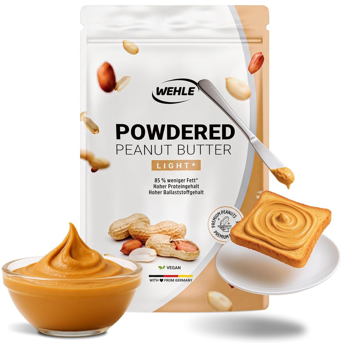 Erdnussbutter Pulver - 500g