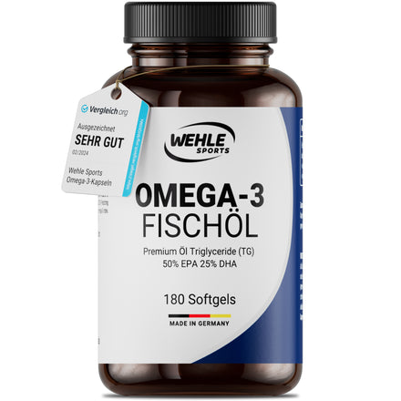 Omega 3 Fischöl Tryglyceride Fish Oil Softgel 500mg EPA 250mg