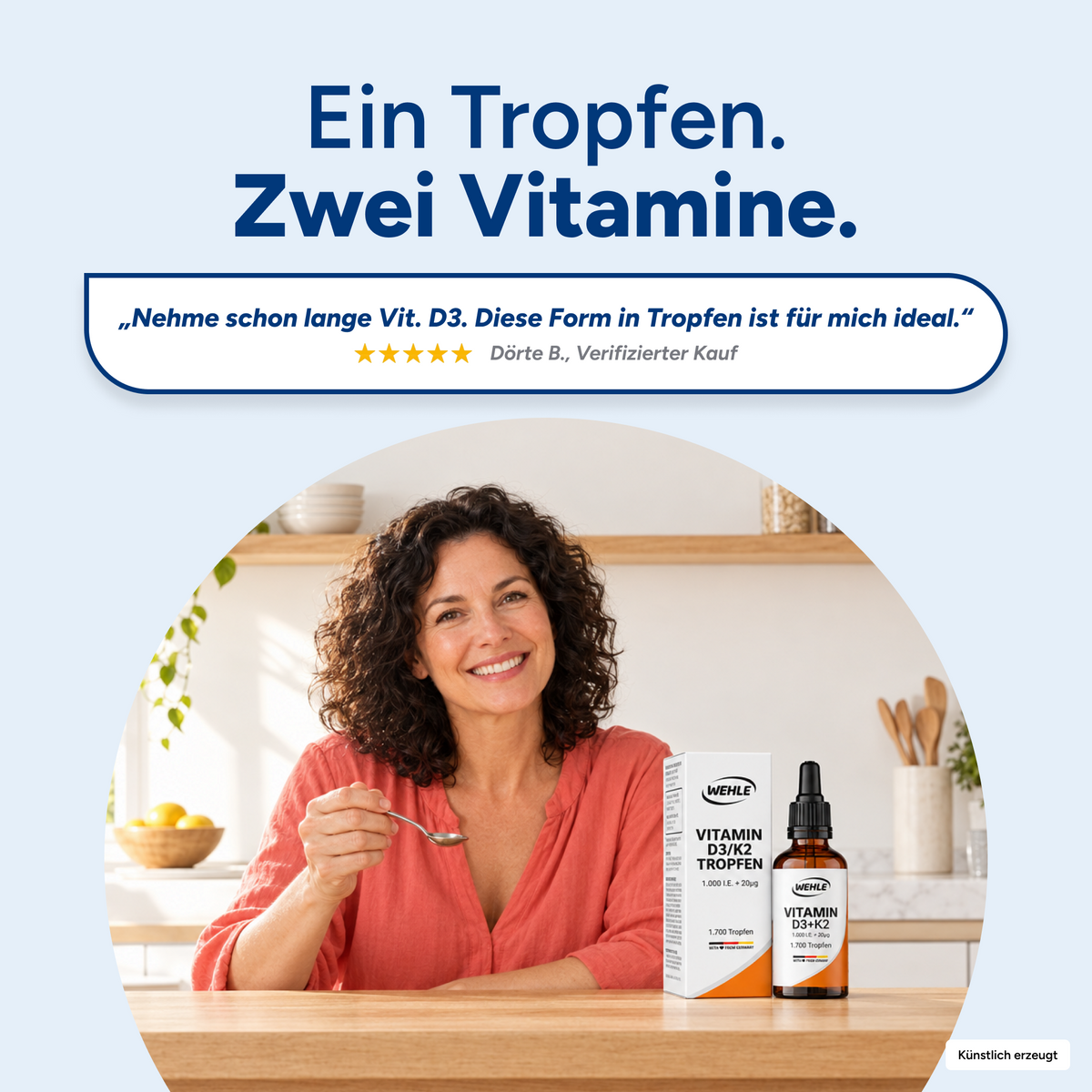 Vitamin D3 K2 Tropfen - 1700 Tropfen 50ml
