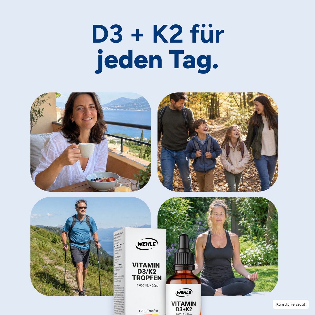 Vitamin D3 K2 Tropfen - 1700 Tropfen 50ml