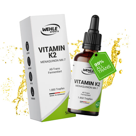 Vitamin K2 MK7 Tropfen - 50ml  1850 Tropfen