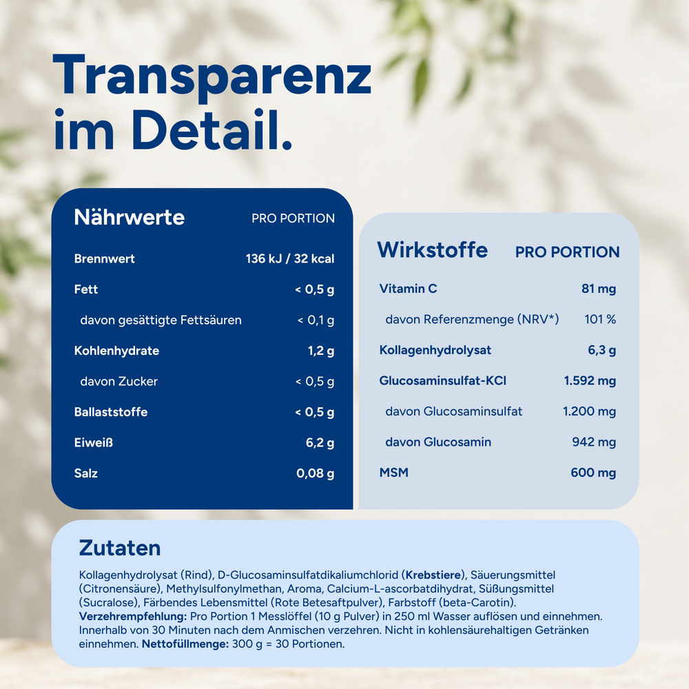 Collagen Knorpel Komplex - Forte - NEUHEIT Orange