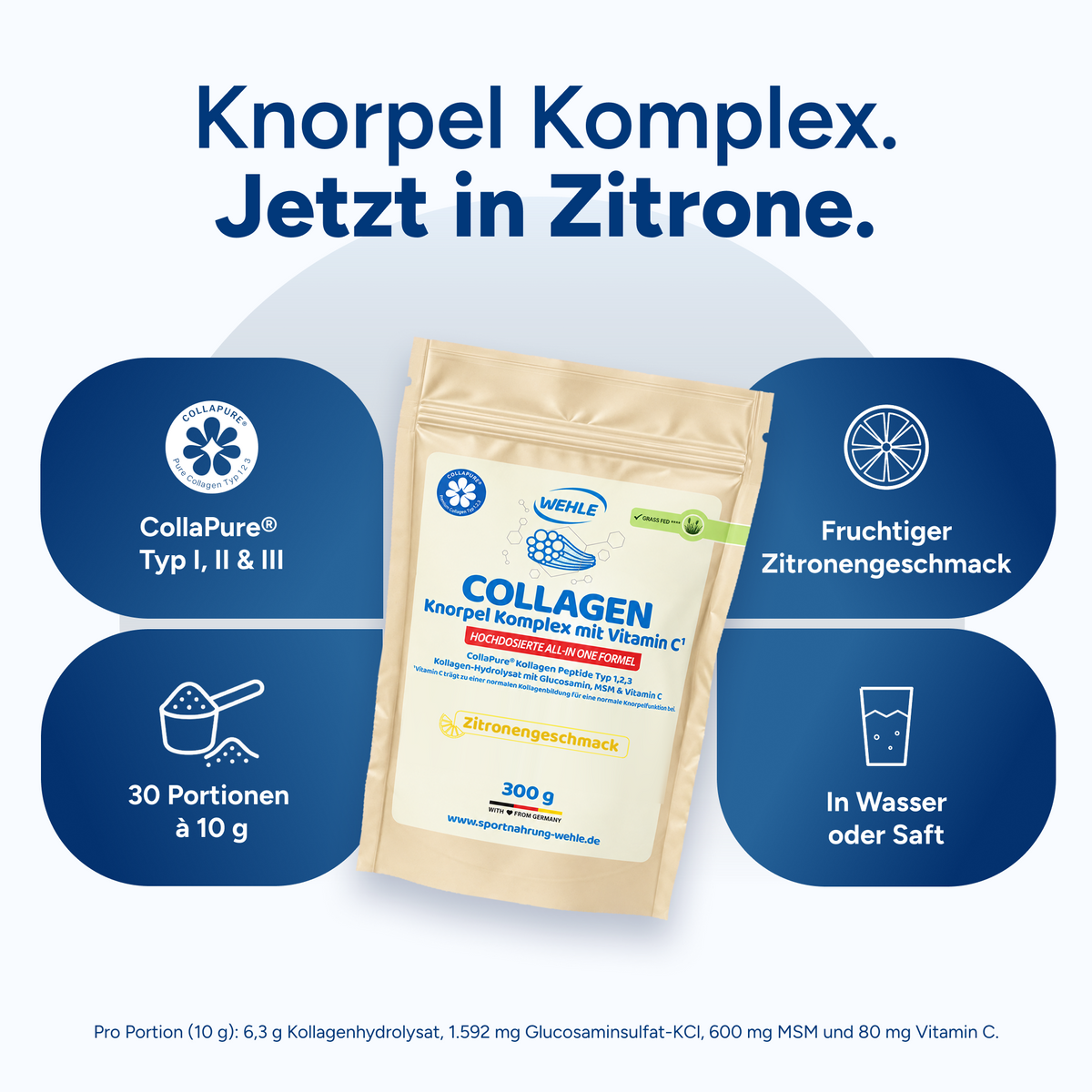 Collagen Knorpel Komplex Zitronengeschmack – Bild 2 #Geschmack_Zitrone