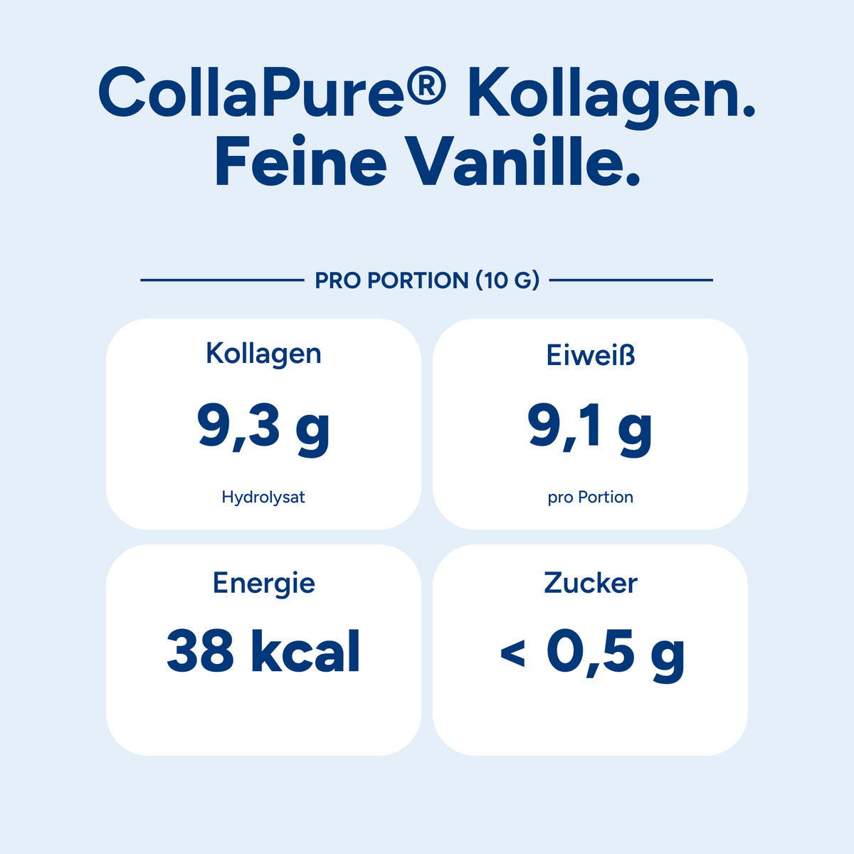 Collagen Pulver Vanille, 300 g, CollaPure
