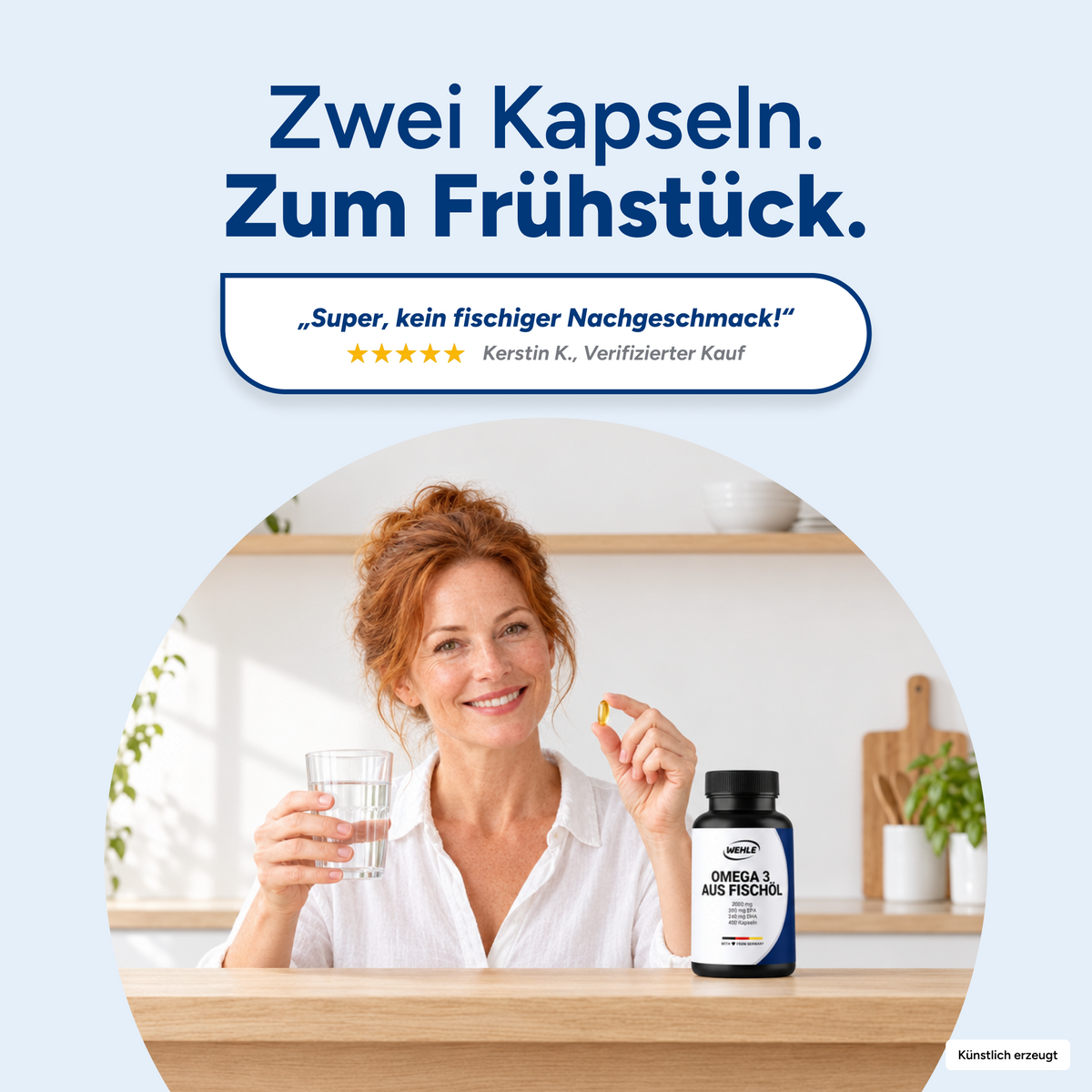 Omega 3 Kapseln hochdosiert – 400 Kapseln