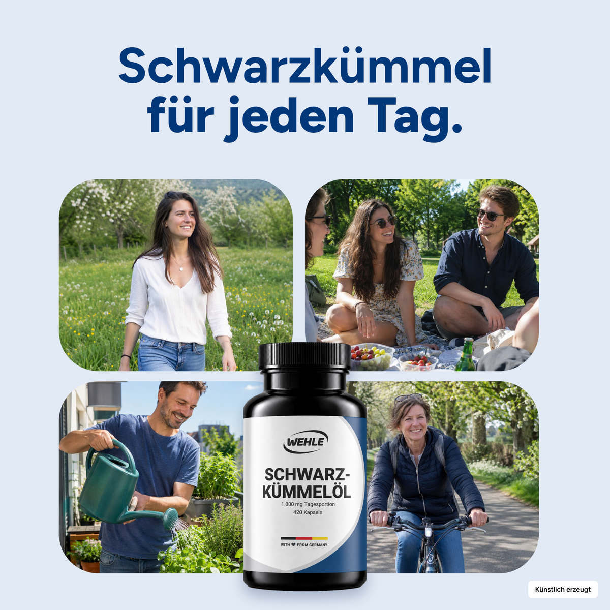 Schwarzkümmelöl Kapseln – 420 Softgel Kapseln