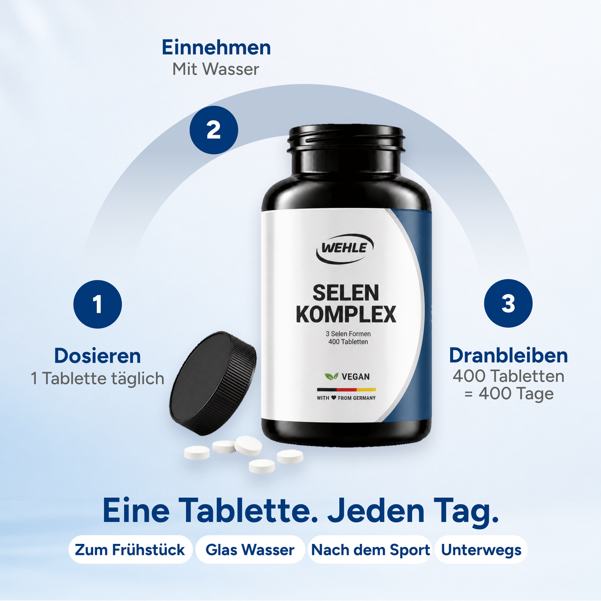 Selen Komplex Tabletten - 400 Stück