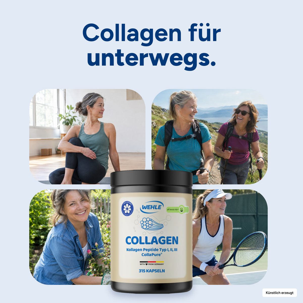 Collagen Peptide - 315 Kollagen Kapseln