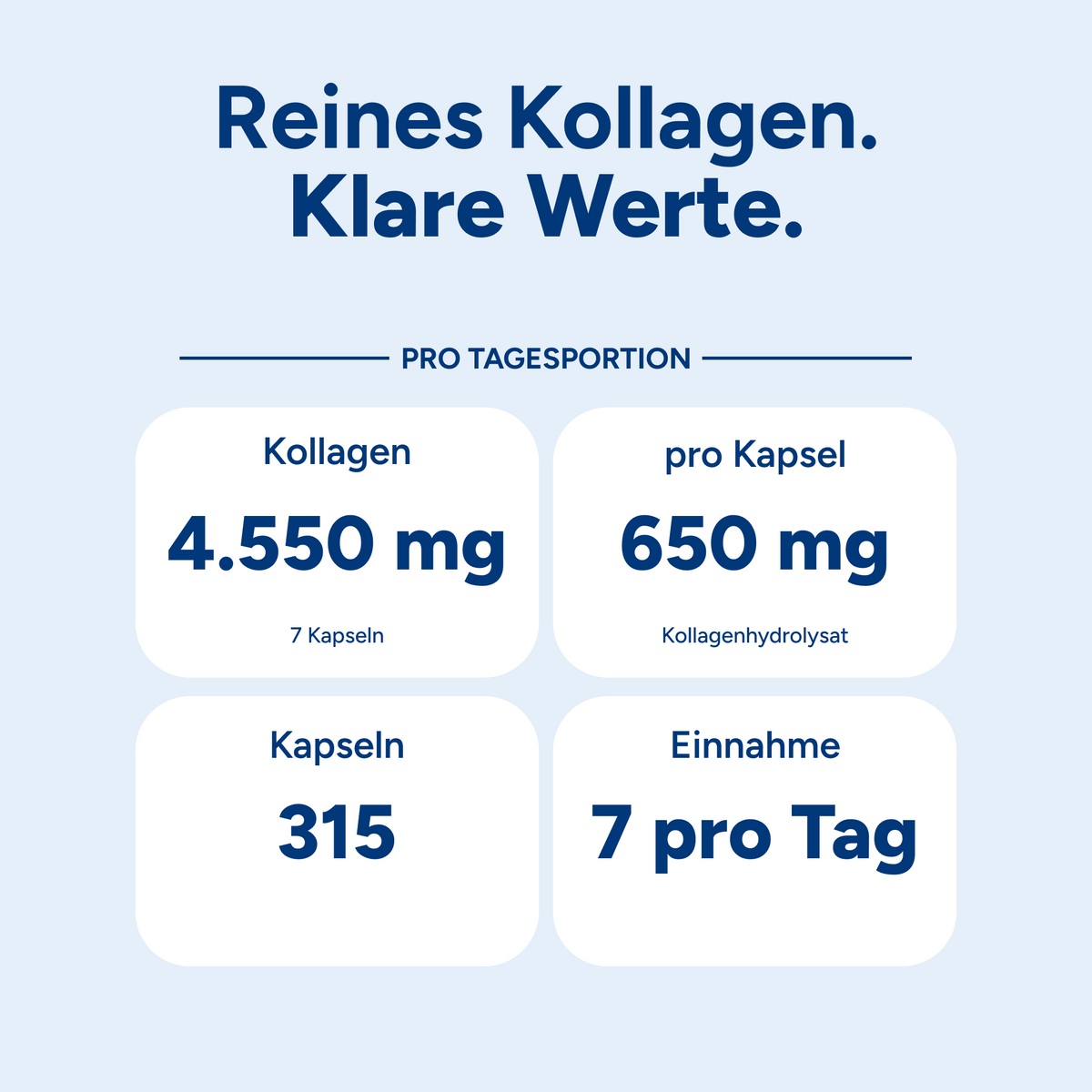 Collagen Peptide - 315 Kollagen Kapseln