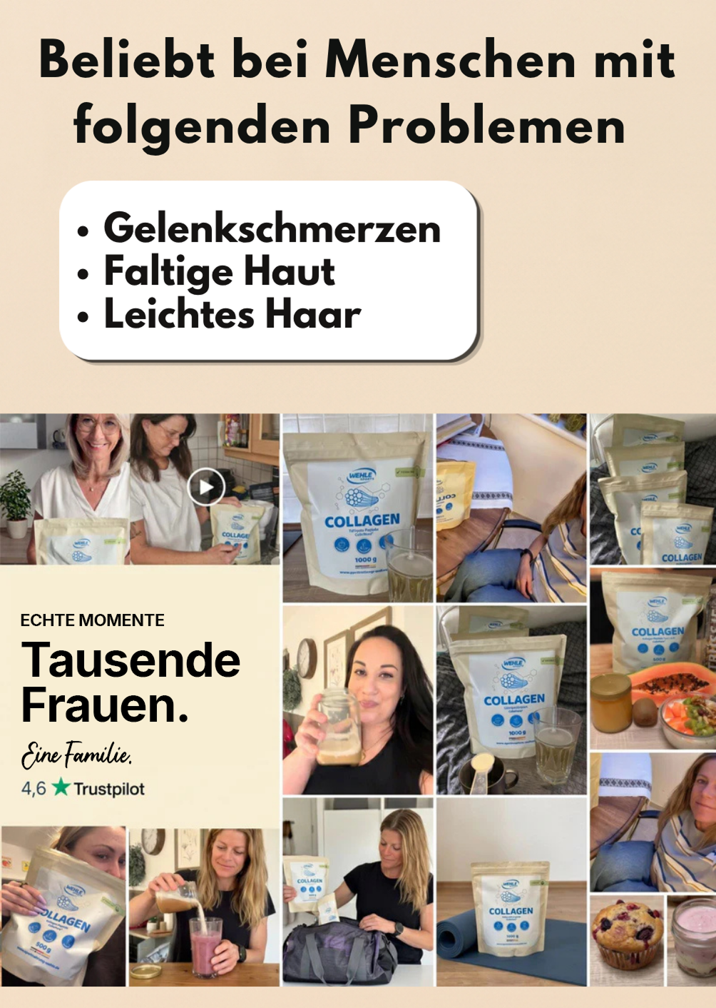 Wehle Collagen Matrix 360° Bestandskunden Angebot